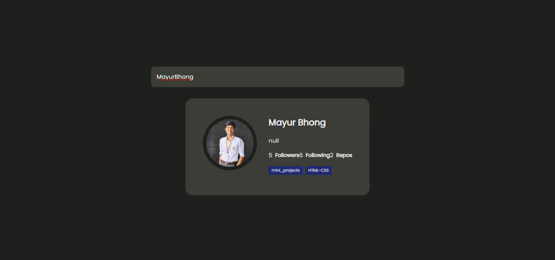 GitHub Profiles App